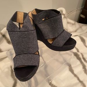 Vince Camuto Denim Wedge